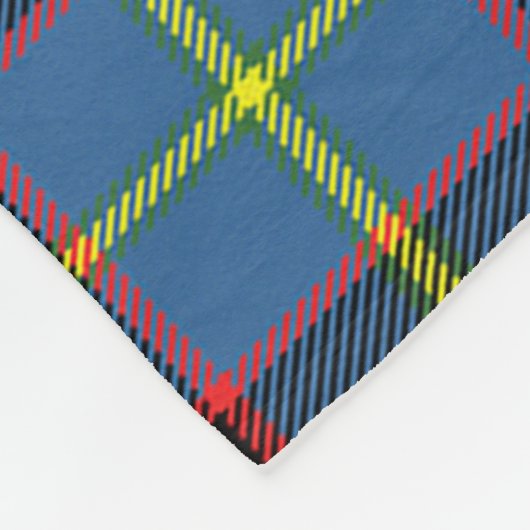 Clan Stirling (hoofdman van het Cadeau Cadder) Tar Fleece Deken (Hoek)