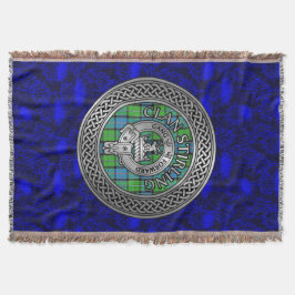 Clan Stirling Wapen & Tartan Knoop Deken