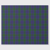 Clan Strachan Blue Green Red Scottish Tartan Cadeaupapier (Vlak)