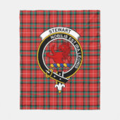 Clan Stuart van Bute Tartan Pset Fleece Deken (Voorkant)
