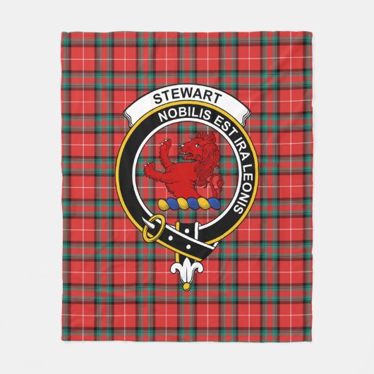 Clan Stuart van Bute Tartan Pset Fleece Deken (Voorkant)