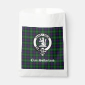 Clan Sutherland Crest & Tartan Bedankzakje (Voorkant)