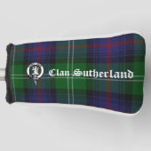 Clan Sutherland Crest & Tartan  Golfheadcover (Voorkant)