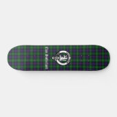 Clan Sutherland Crest & Tartan Persoonlijk Skateboard (Horizontaal)