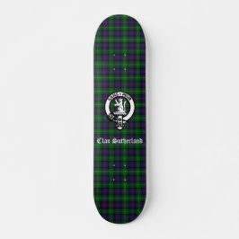 Clan Sutherland Crest & Tartan Persoonlijk Skateboard