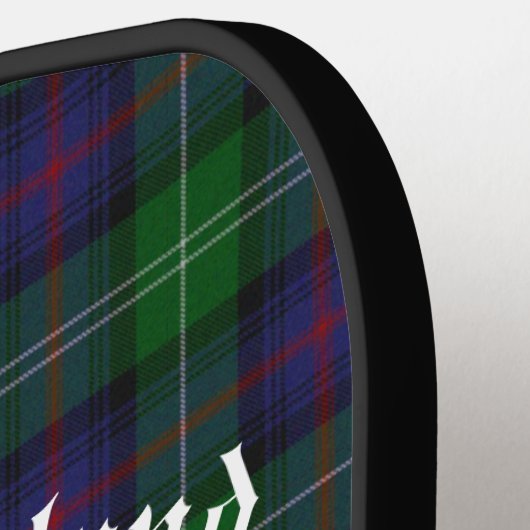 Clan Sutherland Crest & Tartan Pickleball Paddle (Links Detail)