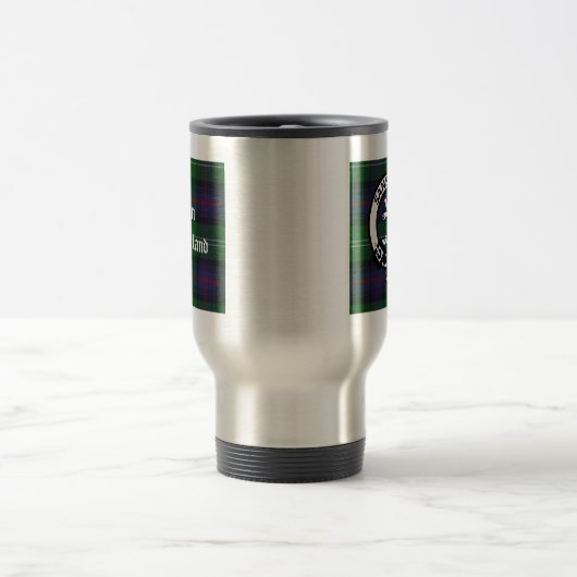 Clan Sutherland Crest & Tartan Reisbeker (Center)