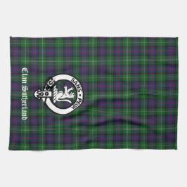 Clan Sutherland Crest & Tartan Theedoek