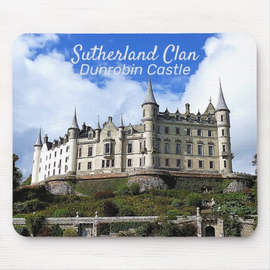 Clan Sutherland Familie Erfgoed Dunrobin Castle Muismat (Voorkant)