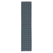 Clan Sutherland Green en Blue Schotse Tartan Korte Tafelloper (Voorkant)