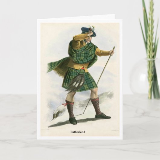 Clan Sutherland Kaart (Voorkant)