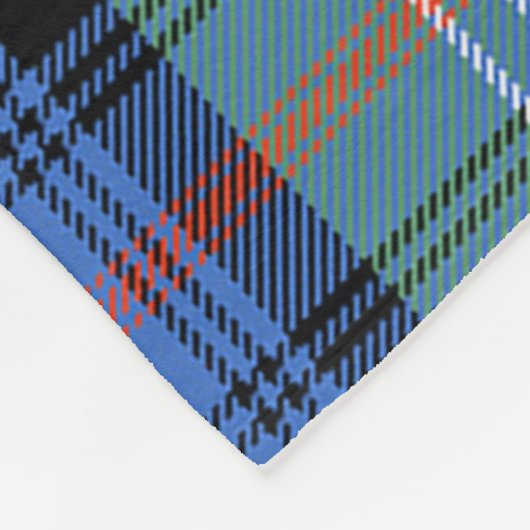 Clan Sutherland Oude Ancient II Tartan Plaid Fleece Deken (Hoek)