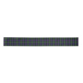 Clan Sutherland Pset Tartan Green Paars Check Satijnen Lint (Voorkant)