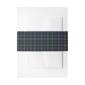 Clan Sutherland Pset Tartan Green Paars Check Uitnodigingen Wikkel (Voorkant Voorbeeld)