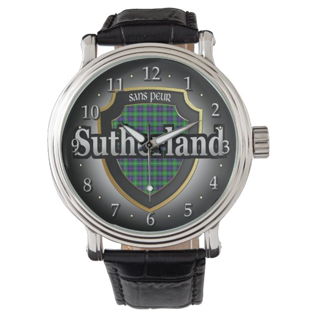 Clan Sutherland Schotland viering horloge (Voorkant)