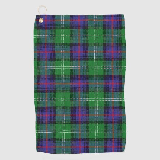Clan Sutherland Scottish Tartan Golfhanddoek (Voorkant)