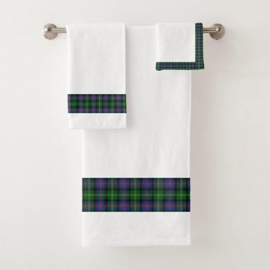 Clan Sutherland Tartan Bad Handdoek (Insitu)