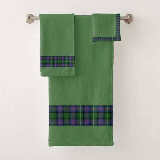 Clan Sutherland Tartan Bad Handdoek (Insitu)