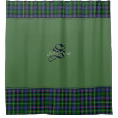 Clan Sutherland Tartan Douchegordijn (Voorkant)