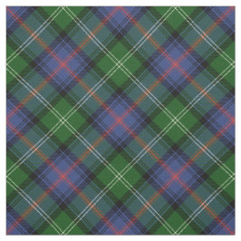 Clan Sutherland Tartan - gemiddeld diagonaal patro Stof