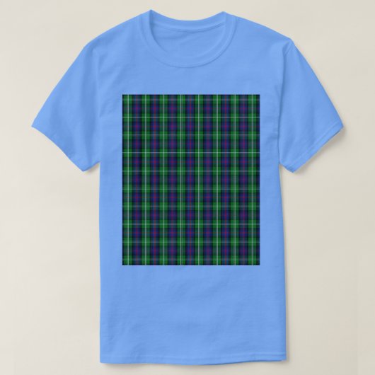Clan Sutherland Tartan Graphic T-shirt (Design voorkant)