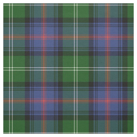 Clan Sutherland Tartan - groot patroon Stof (Swatch)