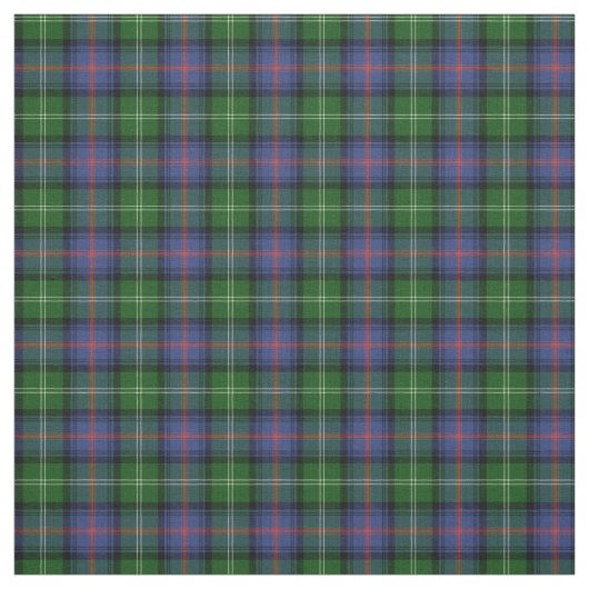 Clan Sutherland Tartan - klein patroon Stof (Swatch)
