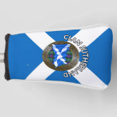 Clan Sutherland Tartan Knot & Flag Golfheadcover (Voorkant)