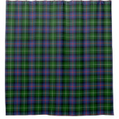 Clan Sutherland Tartan - middelmatig patroon Douchegordijn (Voorkant)