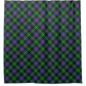 Clan Sutherland Tartan - middelmatig patroon Douchegordijn (Voorkant)