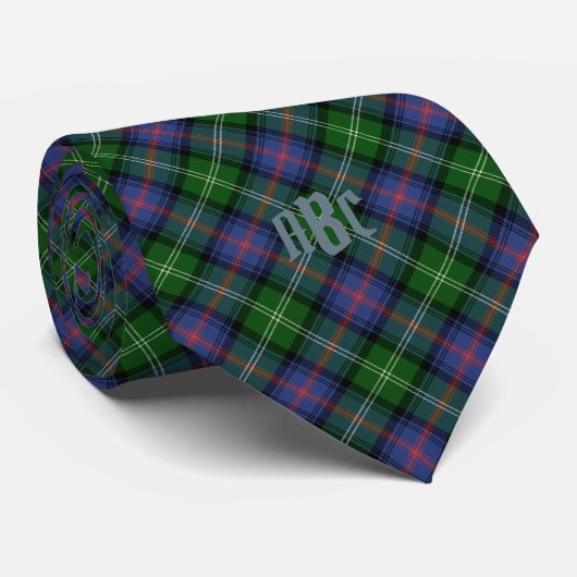 Clan Sutherland Tartan - middelmatig patroon Stropdas (Opgerold)