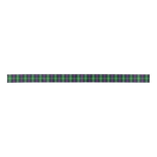 Clan Sutherland Tartan Satijnen Lint (Voorkant)