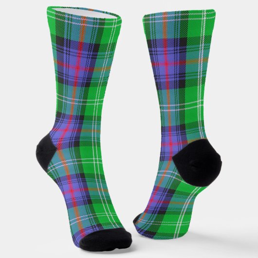 Clan Sutherland Tartan Socks Sokken (Gebogen)