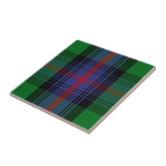 Clan Sutherland Tartan Tegeltje (Zijkant)