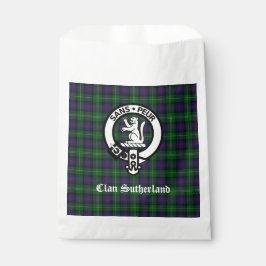 Clan Sutherland Wapen & Tartan  Bedankzakje