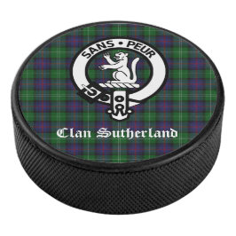 Clan Sutherland Wapen & Tartan Hockey Puck