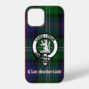 Clan Sutherland Wapen & Tartan iPhone 12 Hoesje