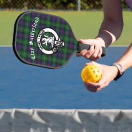 Clan Sutherland Wapen & Tartan Pickleball Paddle