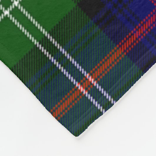 Clan Sutherland Weathered i Tartan Pset Fleece Deken (Hoek)
