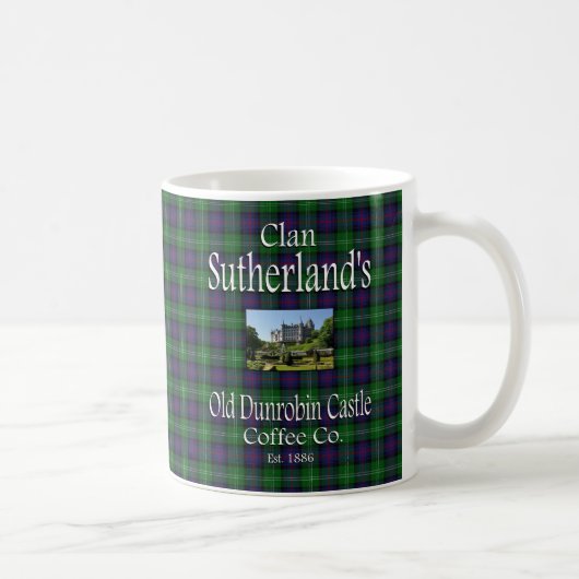 Clan Sutherland's Old Dunrobin Castle Coffee Co. Koffiemok (Rechts)