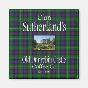 Clan Sutherland's Old Dunrobin Castle Coffee Co. Magneet