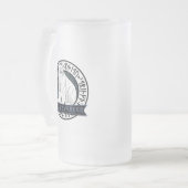 Clan Sverker "Jökull" Frosted Beer Stein Matglas Bierpul (Voorkant links)
