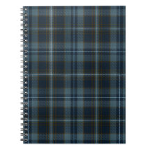 Clan Sverker Tartan Spiral notebook