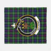Clan Swinton Tartan Fleece Deken (Voorkant (Horizontaal))
