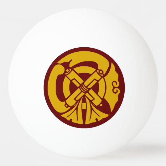 Clan Tachibana Crest (Kamon) Ping Pong Ball (Voorkant)