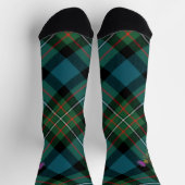 clan tartan sok met distel Crew Socks (Top)