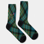 clan tartan sok met distel Crew Socks (Rechts)