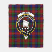 Clan Tennant Tartan Plaid Fleece Deken (Voorkant)