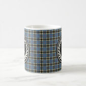 Clan Thompson Blue Dress Tartan Monogram Koffiemok (Center)
