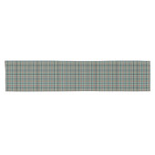Clan Thompson Brown en Blue Hunting Tartan Korte Tafelloper (Horizontaal)